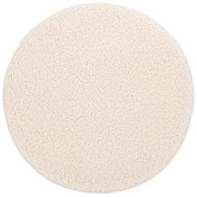 Safavieh Riah Faux Shearling Round Ottoman - Off-white/Natural