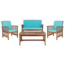 Safavieh Rocklin 4-piece Outdoor Living Set