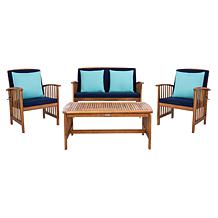 Safavieh Rocklin 4-piece Outdoor Living Set