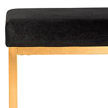 Safavieh Rowan Glam Velvet Square Ottoman