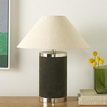 Safavieh Sola Green Velvet Table Lamp 19.5"H