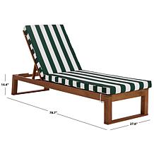 Safavieh Sophie Lounger 27.6" x 78.7" x 14.5"