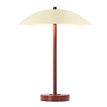 Safavieh Stassi Red and Cream Metal Table Lamp 16"