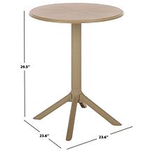 Safavieh Stella Round Bistro Table, 23.62" x 23.62" x 29.53"