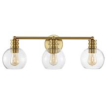 Safavieh Sunetta 3-Light Brass Wall Sconce 26.375"