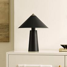 Safavieh Syuna Black and Gold Table Lamp, 14" x 14" x 17"