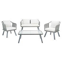 Safavieh Torsla 4-Piece Rope Living Set
