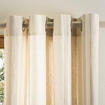 Safavieh Vari Window Panel - Natural/White Stripe - 52" x 96"