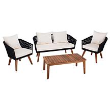 Safavieh Velso 4-piece Outdoor Living Set