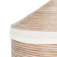 Safavieh Wellington Rattan Storage Hamper With Liner