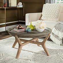 Safavieh Wynn Modern Concrete Round Coffee Table