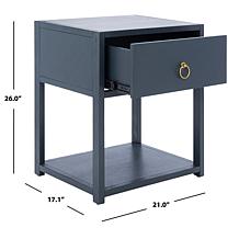 Safavieh Yudi 1-Drawer Single Shelf Nightstand