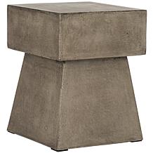 Safavieh Zen Mushroom Concrete Accent Table - Gray