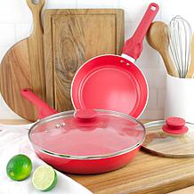 Safe-T-Grip 8" and 10" Deep Skillet Pan Set