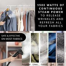 SALAV Smart Performance Upright Garment Steamer with Wheels