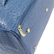 Samantha Brown 22" Croco Spinner & Dowel Bag Set