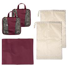 Samantha Brown 6pc Travel Organizer Set