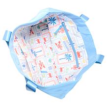 Samantha Brown Reversible Solid/Print Tote Bag