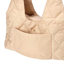 Samantha Brown To-Go Quilted Travel Hobo with Crossbody