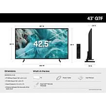 Samsung 43" QLED Q7F Vision AI Smart 4K TV