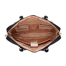 Sandy Lisa London Computer Shoulder Bag in Black