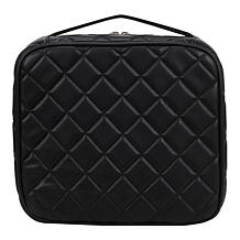Sandy Lisa St. Tropez Makeup Bag in Black