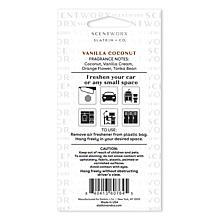 ScentWorx 6-Pack Vanilla Coconut Auto Air Fresheners