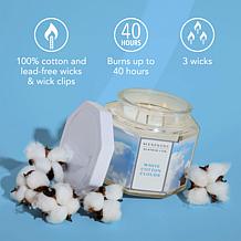 ScentWorx by Slatkin + Co. 2-Pack 14.5 oz White Cotton Clouds Candles