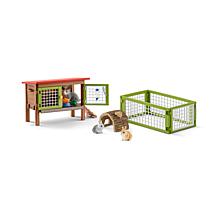 Schleich Farm World: Rabbit Hutch - 8pc Playset