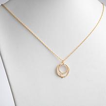 Script 2-Name Circles Necklace