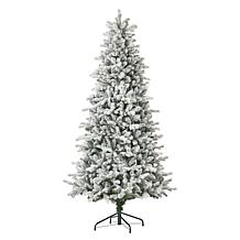 Seasonal LLC Palmetto Flocked 6' Pre-Lit RGBW Christmas Tree