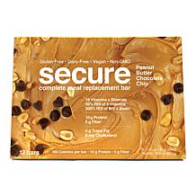 Secure Complete Meal Replacement Bars - 12-count