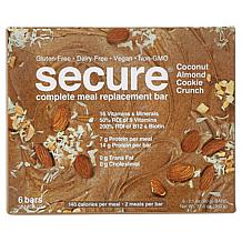 Secure Complete Meal Replacement Bars - 6-count