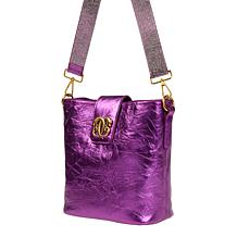 Sharif Legacy Bedazzled Guitar Strap Leather Crossbody Bag