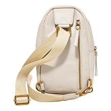 Sharif Legacy Braided Abuja Leather Sling Crossbody Bag