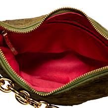 Sharif Legacy Laser-cut Haircalf Leather Hobo Bag