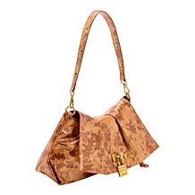 Sharif Legacy Leather Flap Handbag with Hang Lock