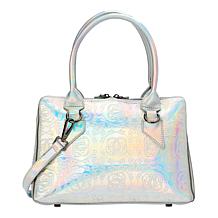 Sharif Legacy Logo Mirror Metallic City Satchel