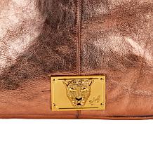 Sharif Legacy Pearlized Slouchy Leather Hobo with Wristlet