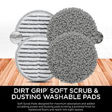 Shark 4-piece Soft Scrub and Dusting Pads