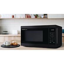 Sharp 1.1 Cubic Foot Black Countertop Microwave Oven