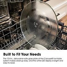 Sharp 1.4-cu. ft. 1100W Black/Stainless Countertop Microwave