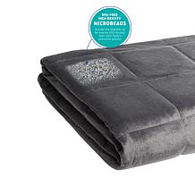 sharper image 12 lb weighted blanket