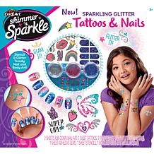 Shimmer 'n Sparkle Sparkling Glitter Tattoos & Nails