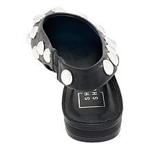 SHUSHOP® Arizona Studded Pointed Toe Slingback Flat