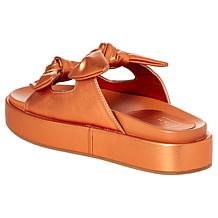 SHUSHOP KIKI Bow Flatform Slide Sandal