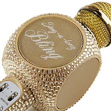 Sing-Along Bling Bluetooth Karaoke Mic with LED Disco Lights