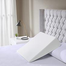 Sleep Philosophy Memory Foam Wedge Pillow 22"x24"x7" - White