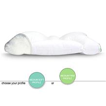 Sleep Yoga Dual Sleep Neck Pillow - Medium-soft