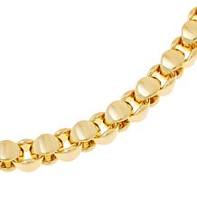 Soave Oro 14K Electroform Dome Link Necklace